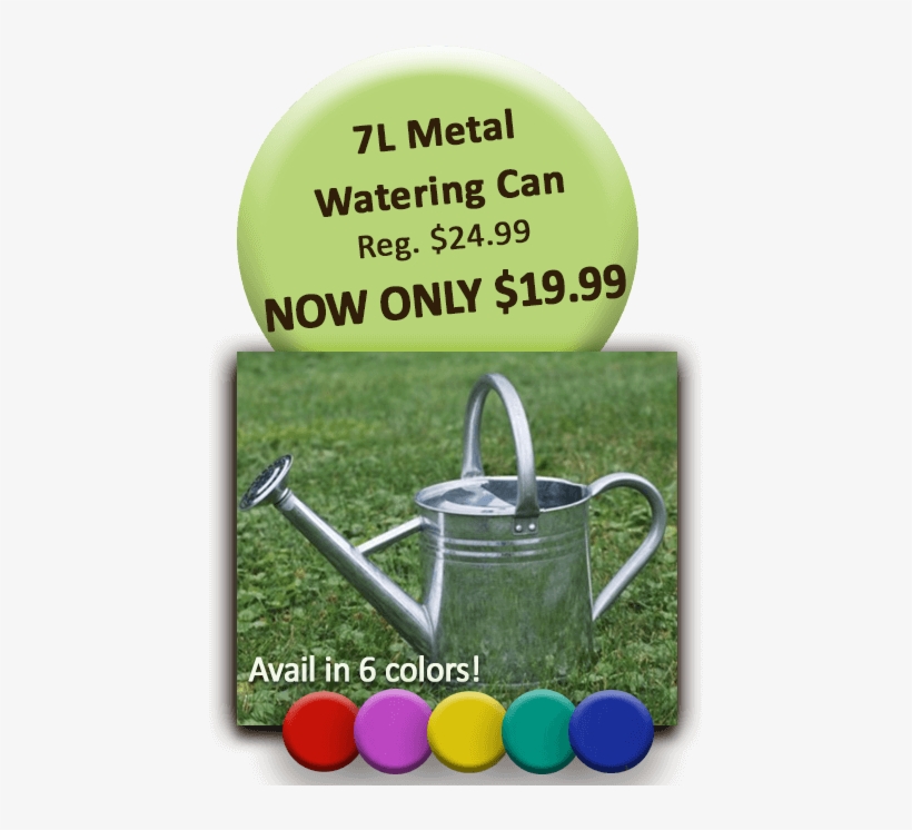 7l Watering Can - Lawn, transparent png #8163237