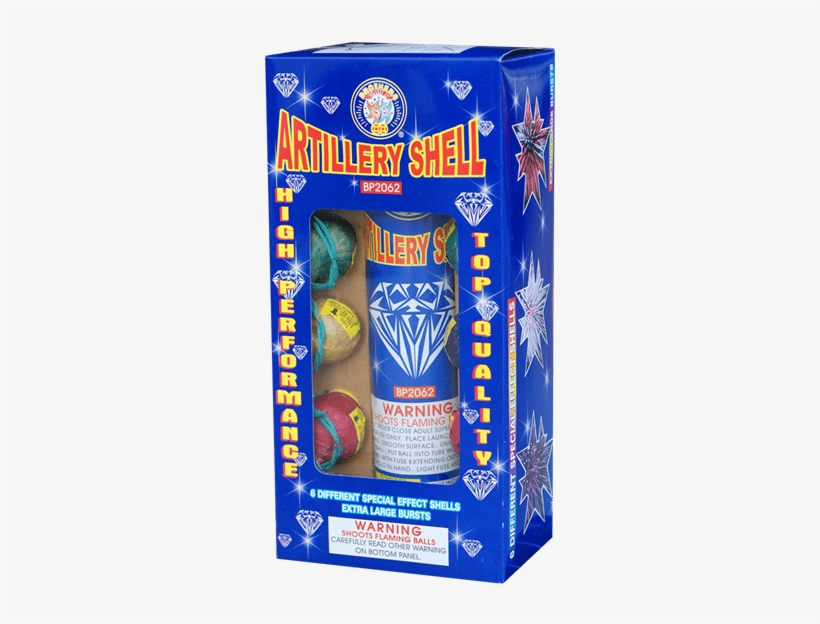 Blue Box Artillery Bros - Brothers Fireworks Mortars Shells, transparent png #8163238