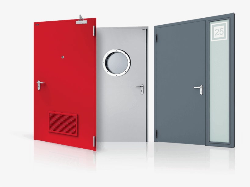 External And Internal Seamless Steel Doors - Drzwi Płaszczowe, transparent png #8163279