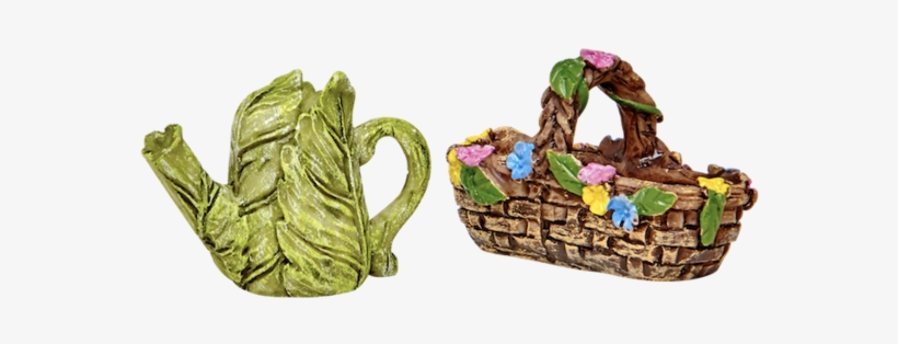 Fairy Watering Can And Basket - Storage Basket, transparent png #8163463