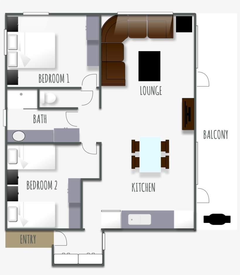 This Is A Typical Floor Plan, transparent png #8163486
