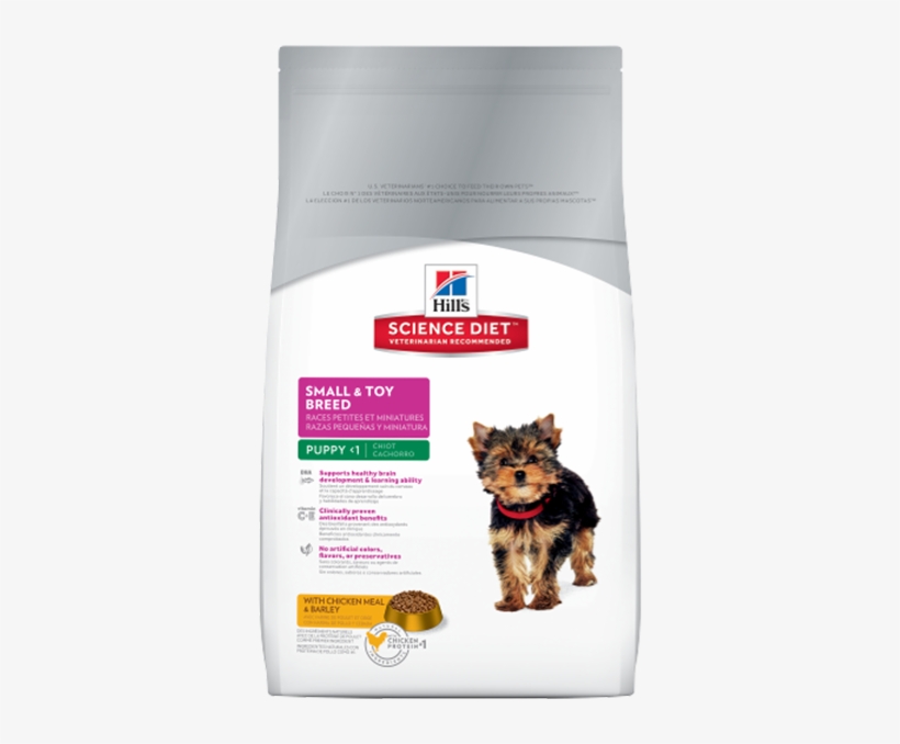 Science Diet Small Breed & Toy Breed Puppy Food Chicken - Hills Puppy Small Bites, transparent png #8163747