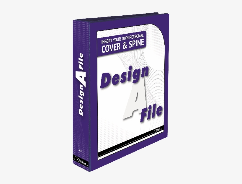 Treeline Design A File A4 40mm Lever Arch File Blue - Wire, transparent png #8163749