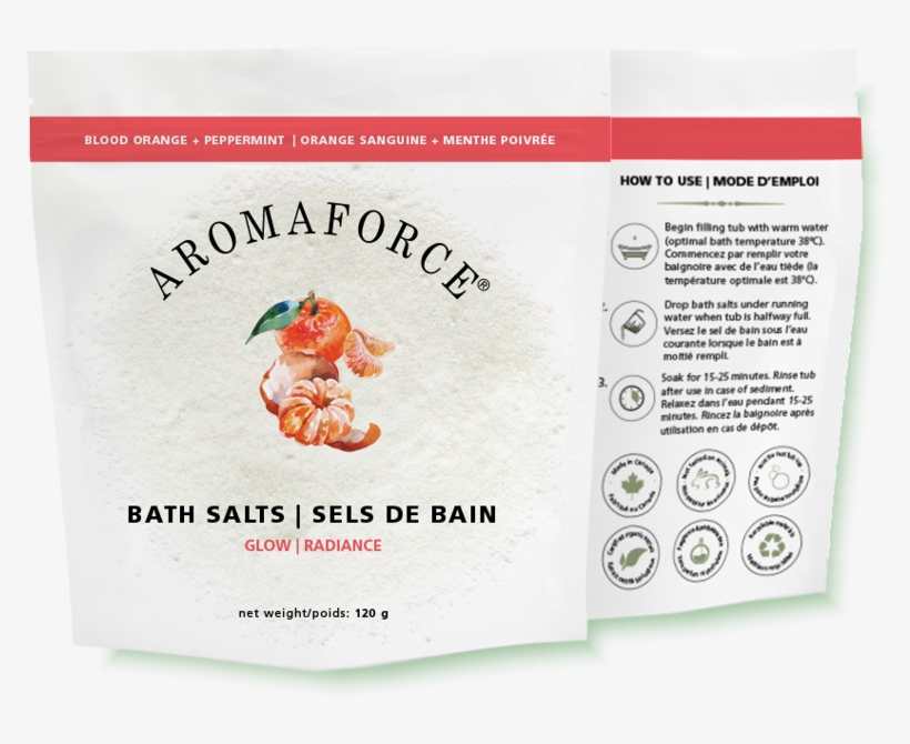Aromaforce Bath Salts Glow - Shrimp, transparent png #8163894