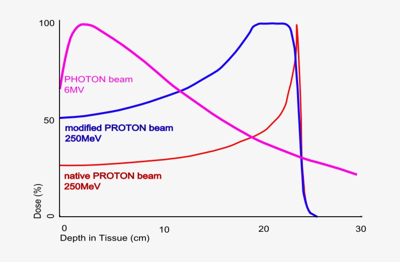 Proton Beam Therapy Is A More Effective Alternative - Bragg Peak, transparent png #8163966