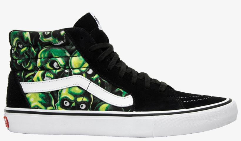 supreme vans glow in the dark