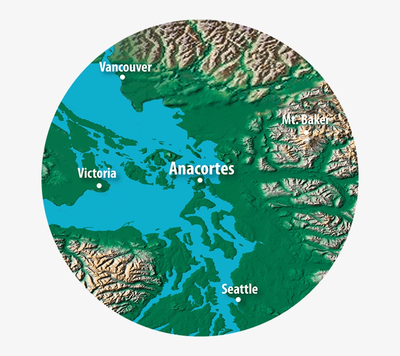 Directions To Anacortes - Map, transparent png #8164803