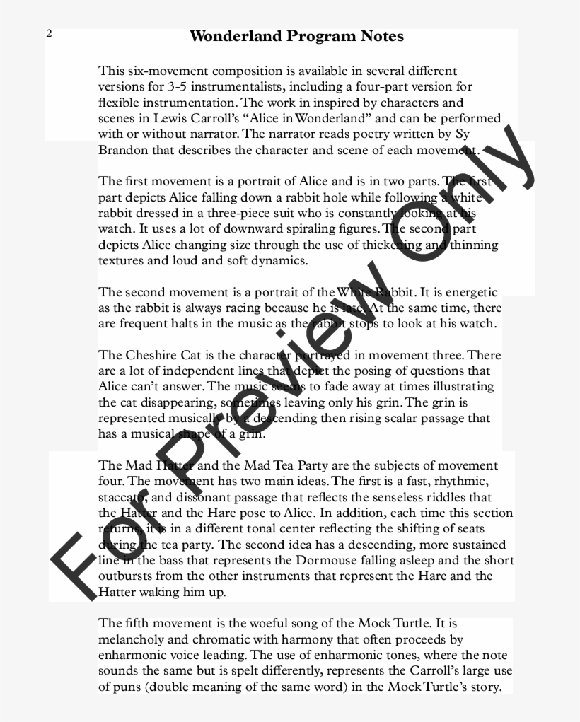 Wonderland For String Quartet Thumbnail - Chant De Noel Flute, transparent png #8164867