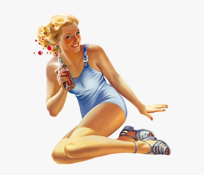 Pin Up Coca Cola Png, transparent png #8164942