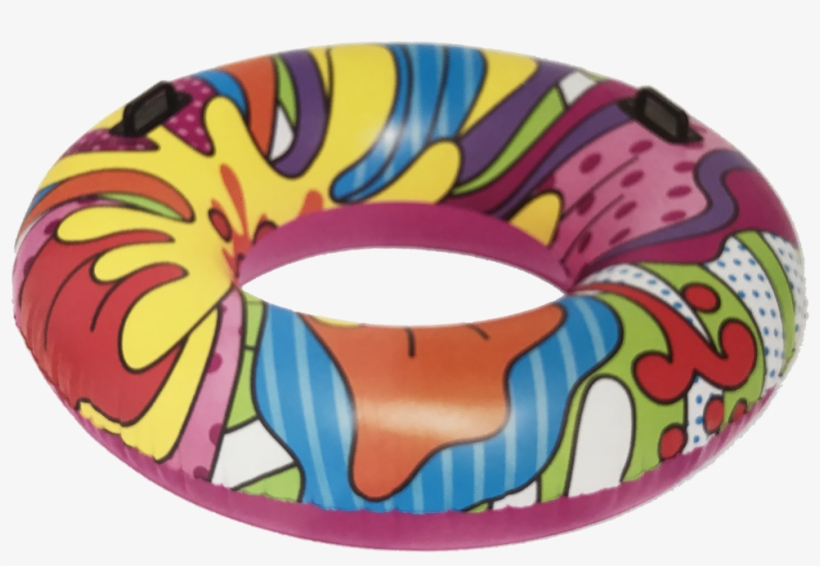 Inflatables And Floats 47" Bestway Pop Art Swim Tube, transparent png #8165033