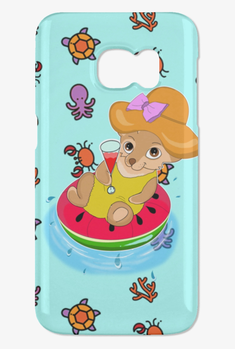 Watermelon Pool Float Beach Pattern Chihuahua Phone - Cartoon, transparent png #8165069