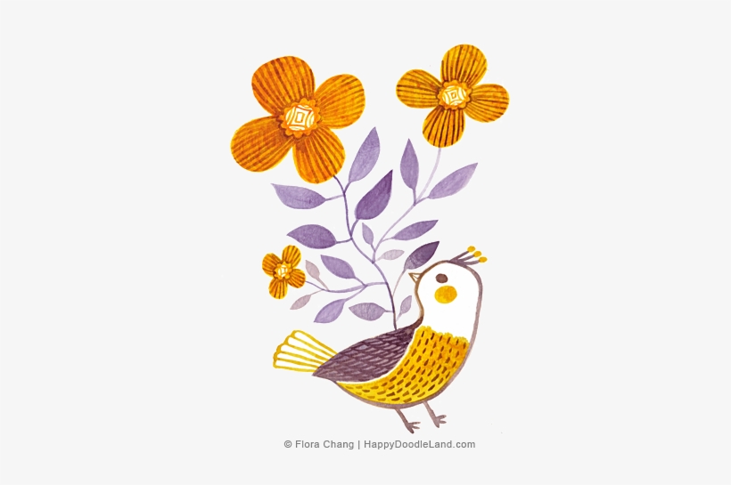Yellow Flowers © Flora Chang, transparent png #8165102