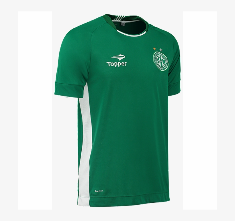 Camisa 1 Sn Topper Guarani Futebol Clube 2017 Verde/branco - Camisa Png De Futebol, transparent png #8165103