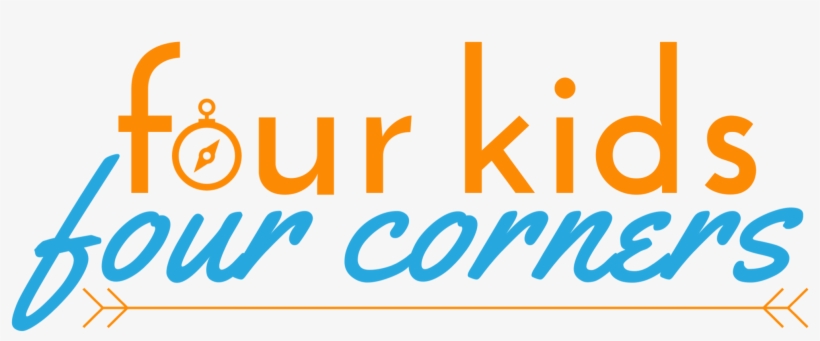 Rv Travel With Four Kids Four Corners - Graphic Design, transparent png #8165312
