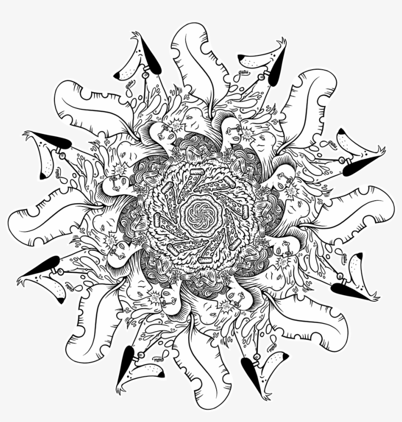 Fullscreen - Mandala Fiocco Di Neve, transparent png #8165650