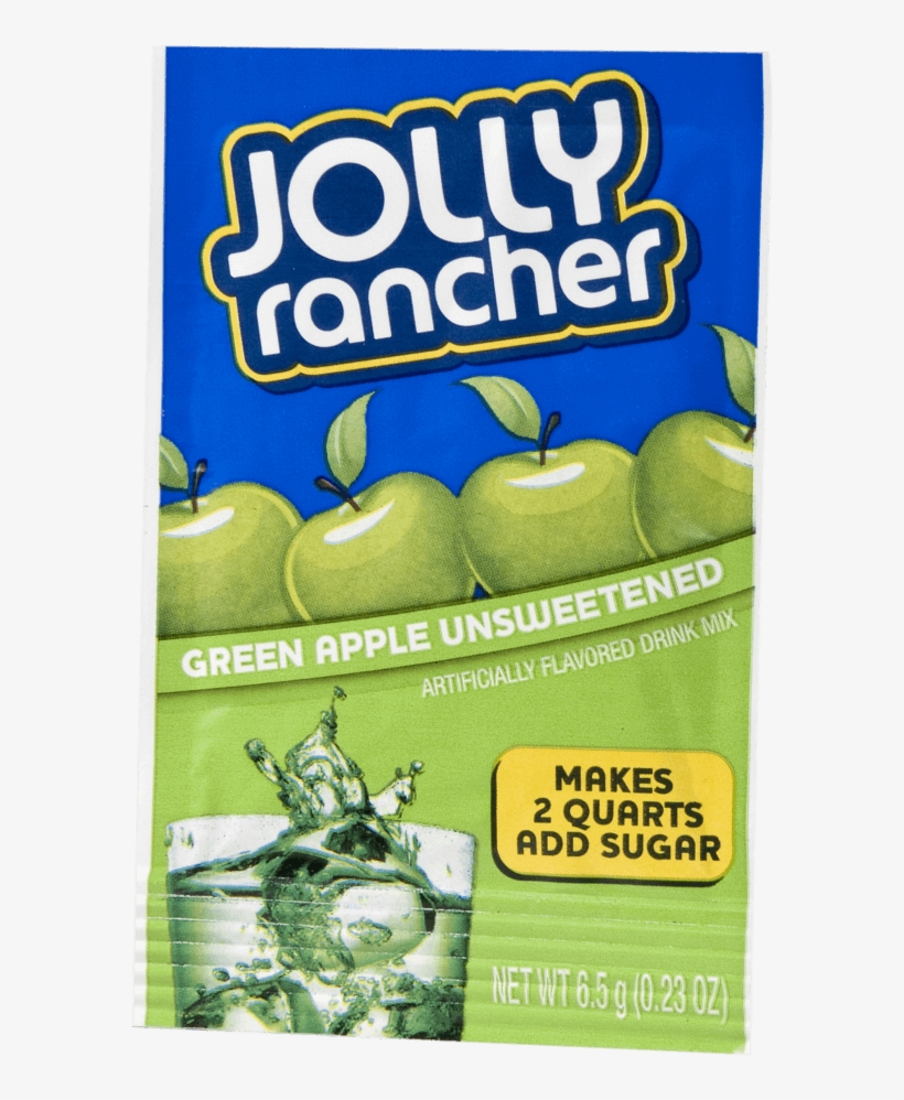 Jolly Rancher Green Apple Unsweetened - Jolly Rancher Drink Mix, transparent png #8165657