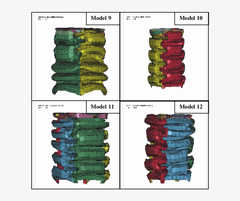 Folding Patterns Of Models 9-12 - Colorfulness, transparent png #8165767