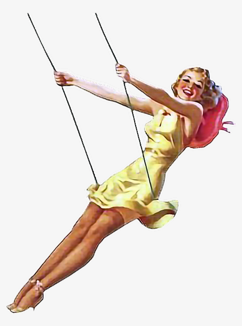 Swing Girl Png, transparent png #8166023