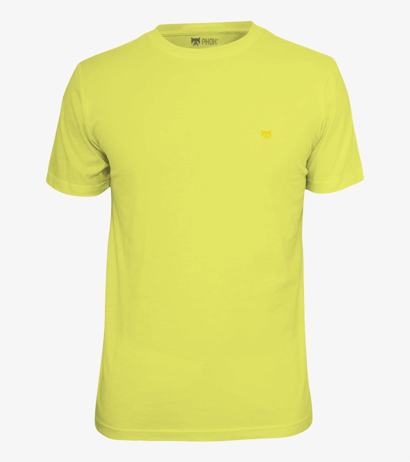 Kit3 Camisetasbasicas Lisas Amarela Azul Branca Basicas - Active Shirt, transparent png #8166181