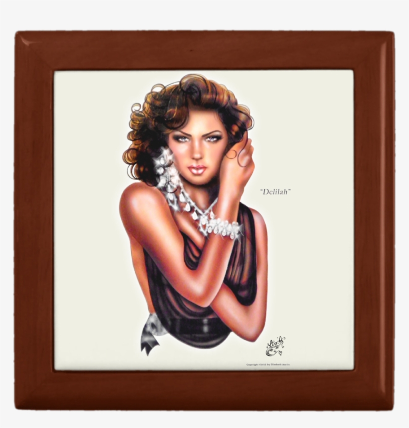 Delilah Pinup Gift Box - Elizabeth Austin Pinup, transparent png #8166361