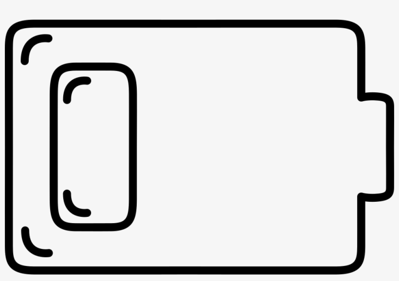 Battery Tool Outline Of Rectangular Shape Comments, transparent png #8166544