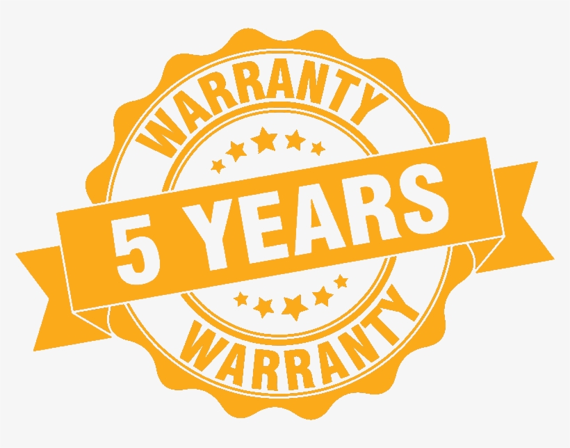 Warranty - 5 Year Warranty Png, transparent png #8166587