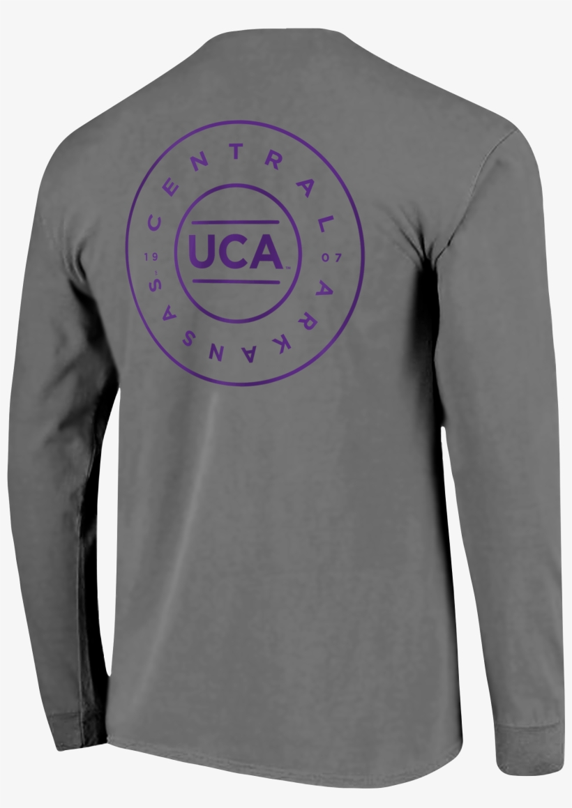Circle Stamp Cc Long Sleeve Tee - Long-sleeved T-shirt, transparent png #8167363
