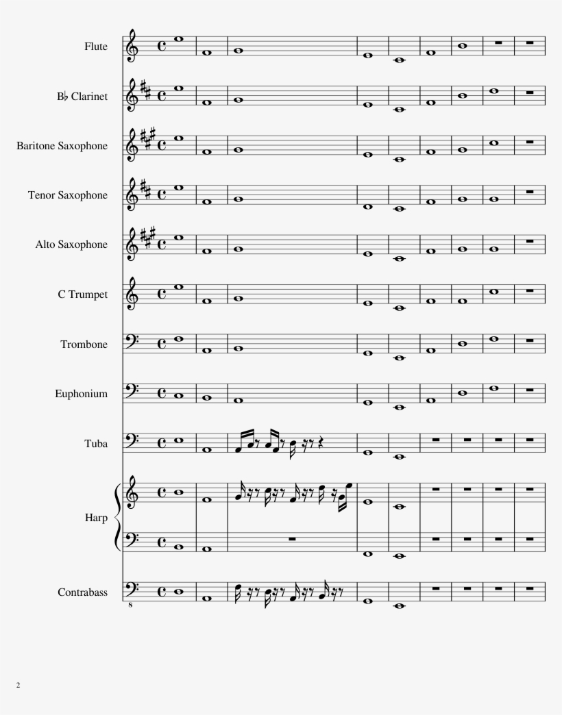 Abominable Snowman Chase Sheet Music Composed By Aurora - Mo Bamba Piano Notes, transparent png #8168291