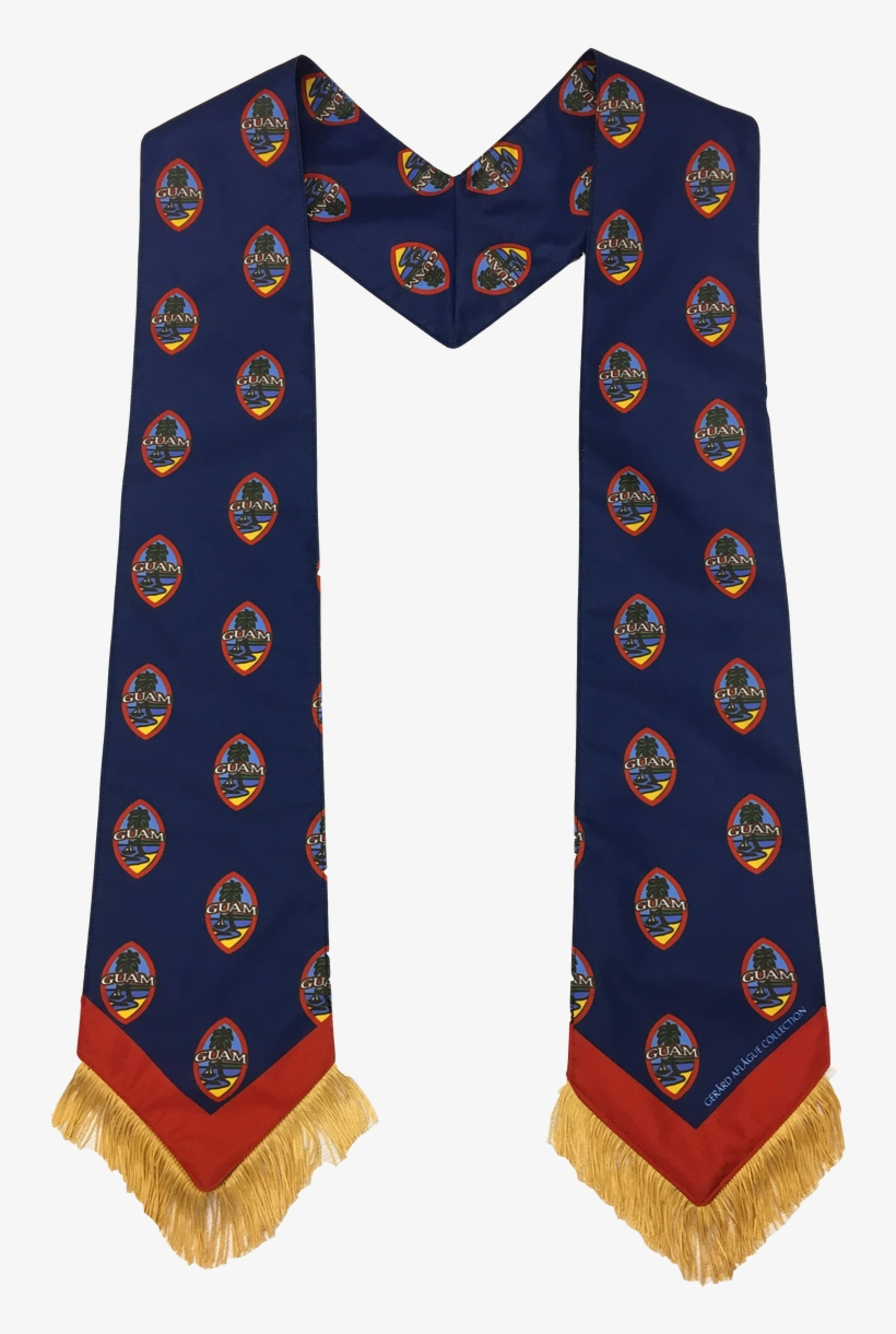 Modern Guam Seal Graduation Sash - Scarf, transparent png #8168391