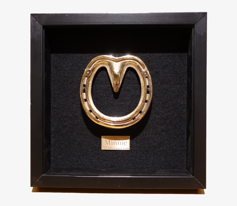 Horseshoe Framed Personalised In 18k Rose Gold - Heart, transparent png #8168463