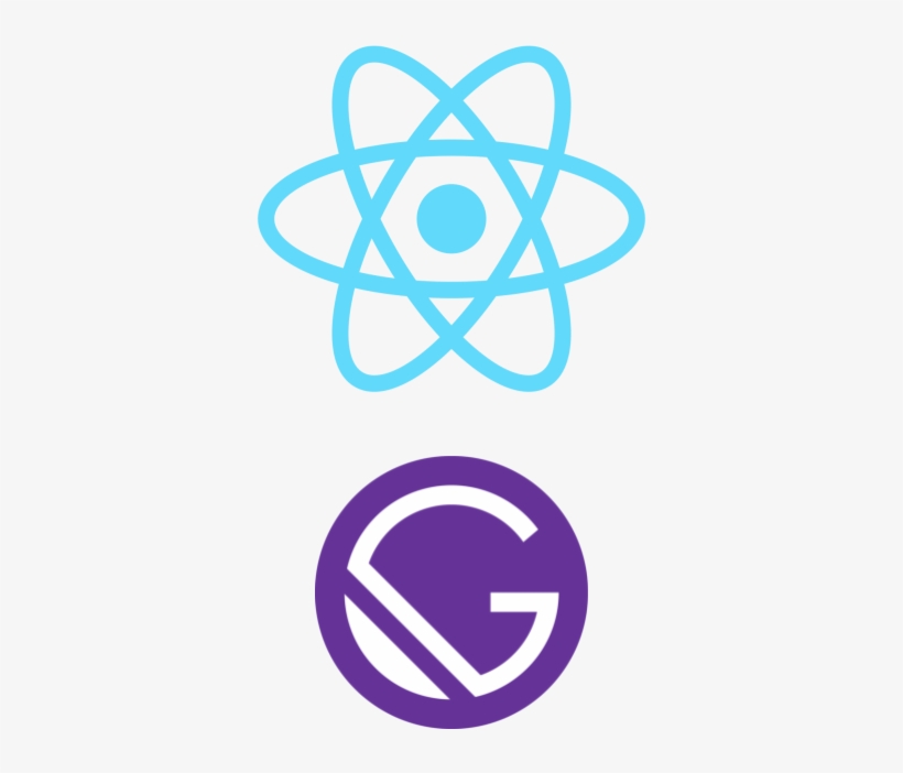 Gatsby Was The New Kid On The Block With Blazing Fast - Vector Reactjs Logo, transparent png #8168579