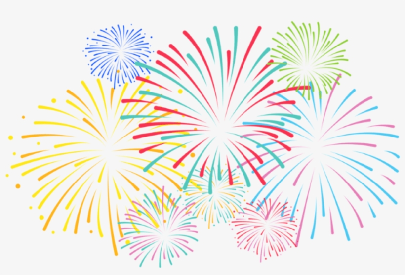 Free Png Fireworks Transparent Png - Clip Art Transparent Background Fireworks, transparent png #8168787