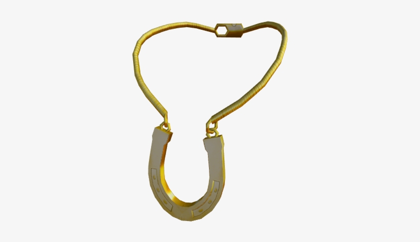 Golden Horseshoe Necklace - Keychain, transparent png #8169043