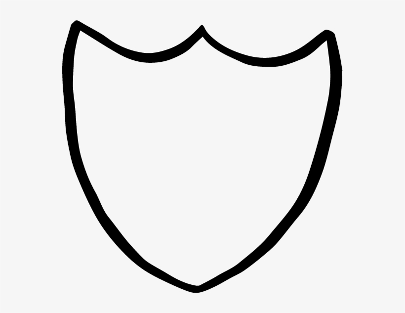 Pointy Crest - Line Art, transparent png #8169172