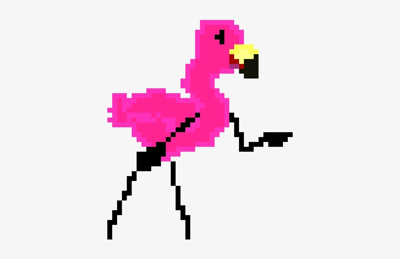 Have You Seen The Flamingo - Smiley Face Pixel Art, transparent png #8169658