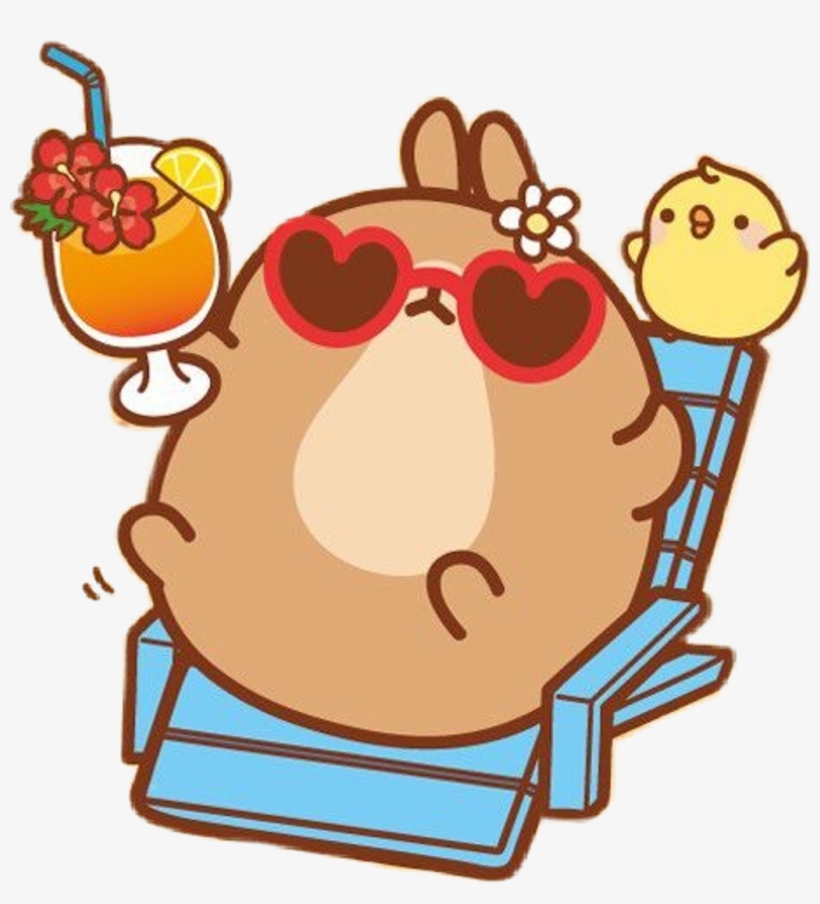 molang sticker drawing free transparent png download pngkey