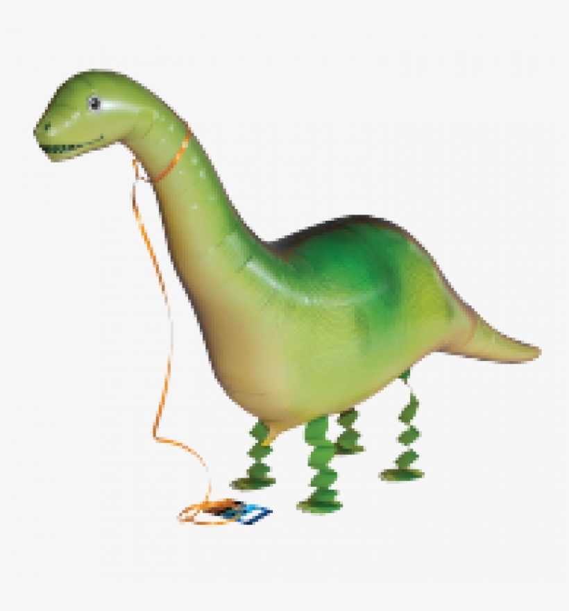 Kävelevä Brontosaurus Foliopallo - Dinosaur Pet Balloon, transparent png #8170463
