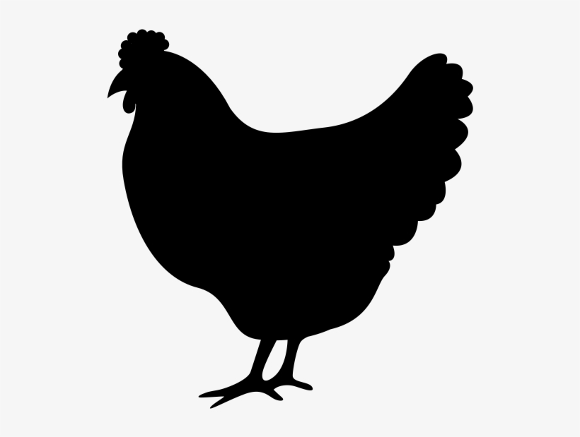 Chicken Silhouette Clip Art, transparent png #8171015