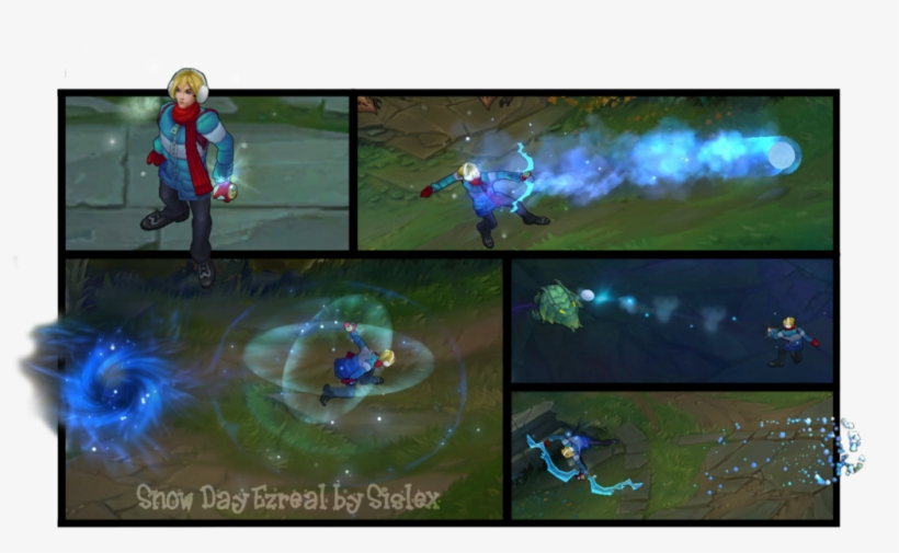 Snow Day Ezreal - Floral Design, transparent png #8171179