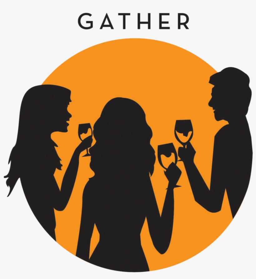 Wine Occasion Icon Design - Silhouette, transparent png #8172113