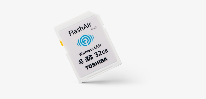 With Flashair™, You Do Not Need To Pull Your Sd Card - Memory Card, transparent png #8172449