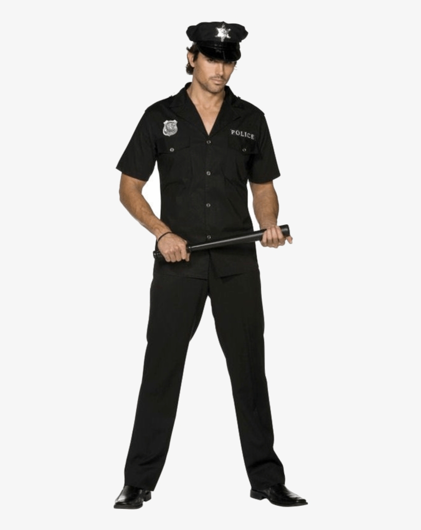 Adult Fever Cop Costume - Sexy Police Officer Costume Men, transparent png #8172722
