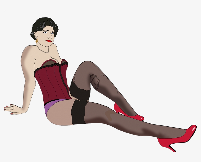 They Were Dressed Up In Cartoon Characters, Betty Boop, - Tights, transparent png #8172790