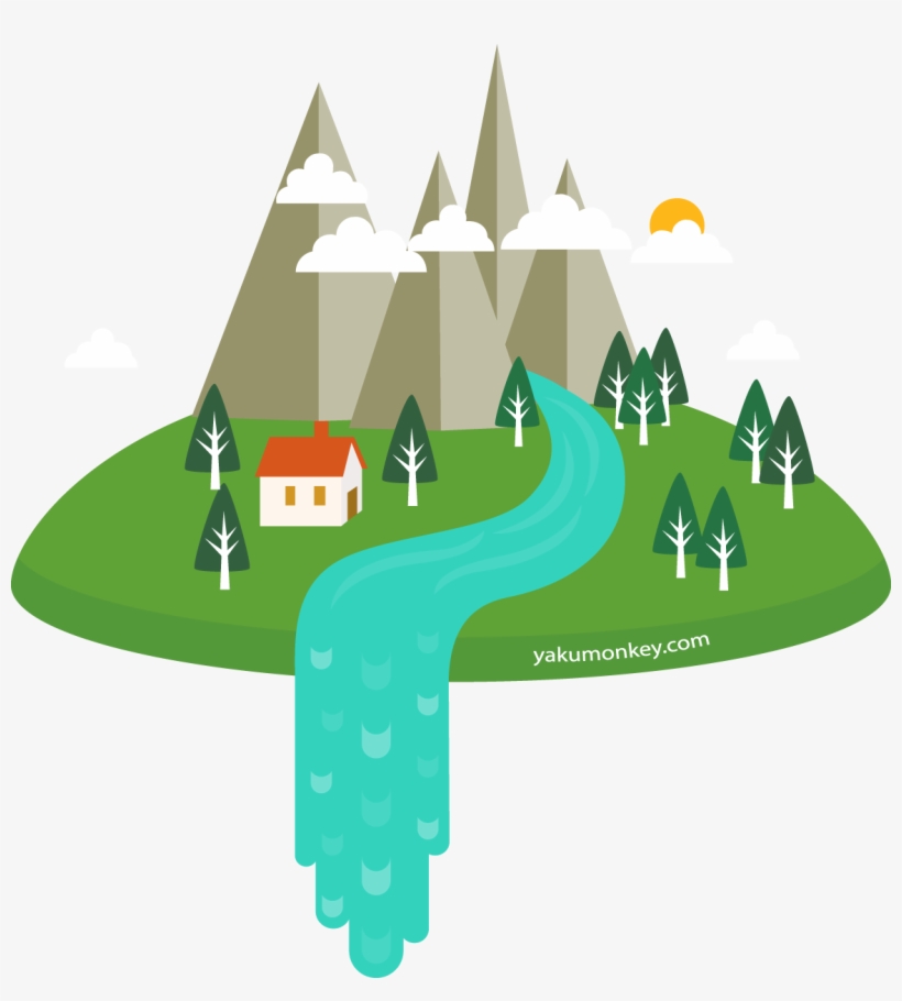 There Are 6 Mountain Huts On Yakushima's Mountain Ranges - Vector Graphics, transparent png #8173017