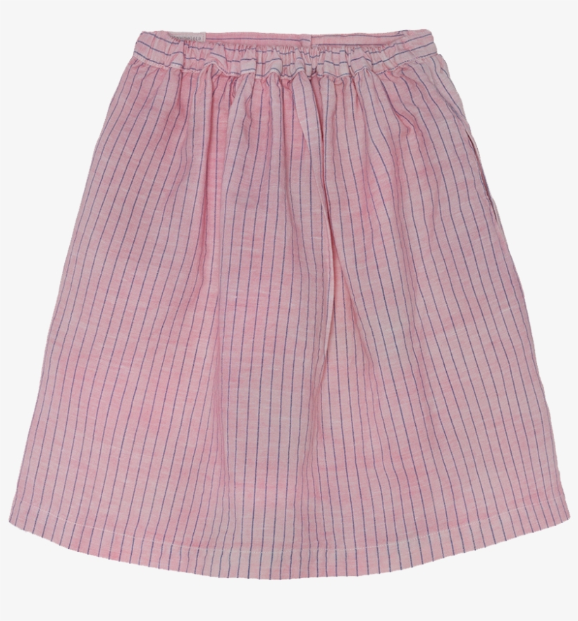 Yellow Pelota Stripes Strawberry Skirt - Miniskirt, transparent png #8173213
