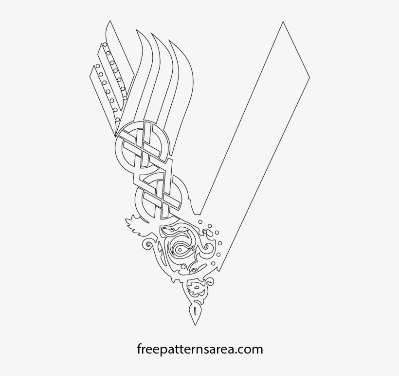 Vikings Serie Symbol Vector - Sketch, transparent png #8173246