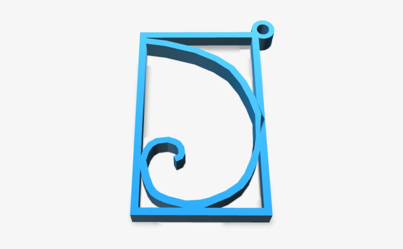 Fibonacci Spiral Pendant Attempt - Graphic Design, transparent png #8173576
