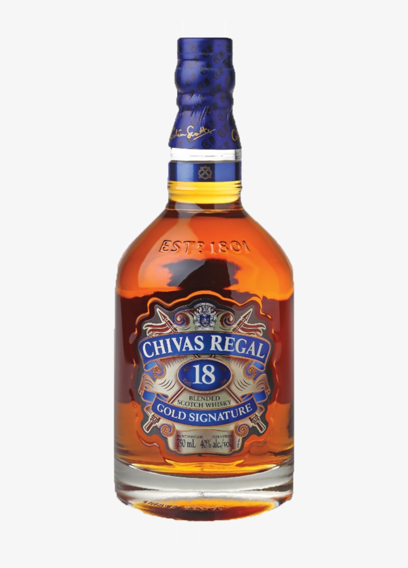 Chivas Regal 18 Year Old Blended Scotch 1l - Chivas Regal 18, transparent png #8174013
