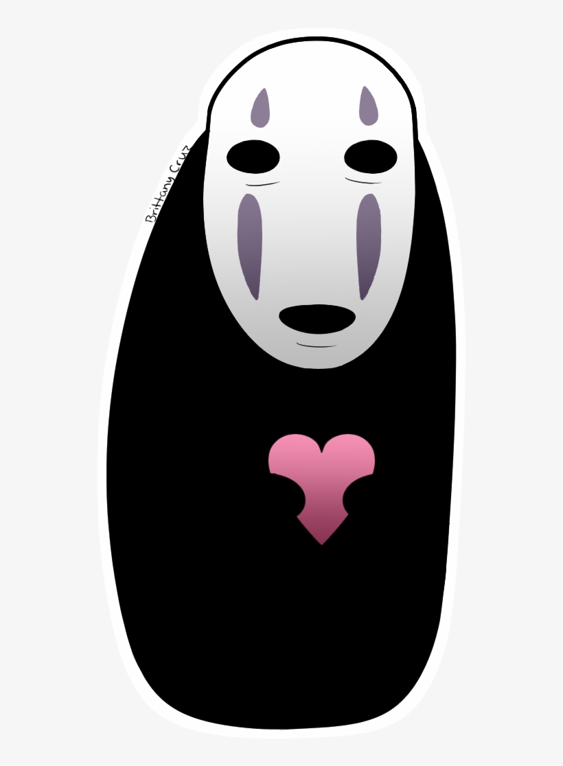 Noface Vinyl Sticker, transparent png #8174281