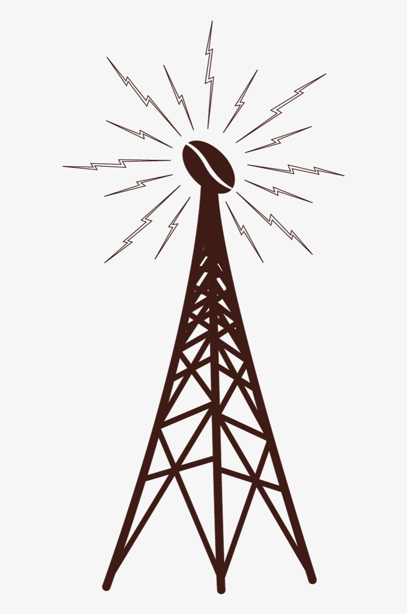 Shortwave Coffee Logo Graphic - Tower, transparent png #8174287